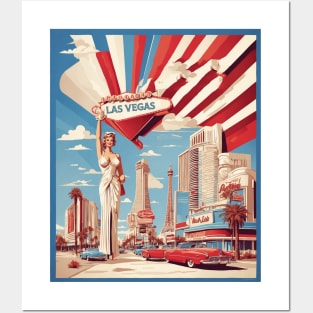 Las Vegas United States of America Tourism Vintage Poster Posters and Art